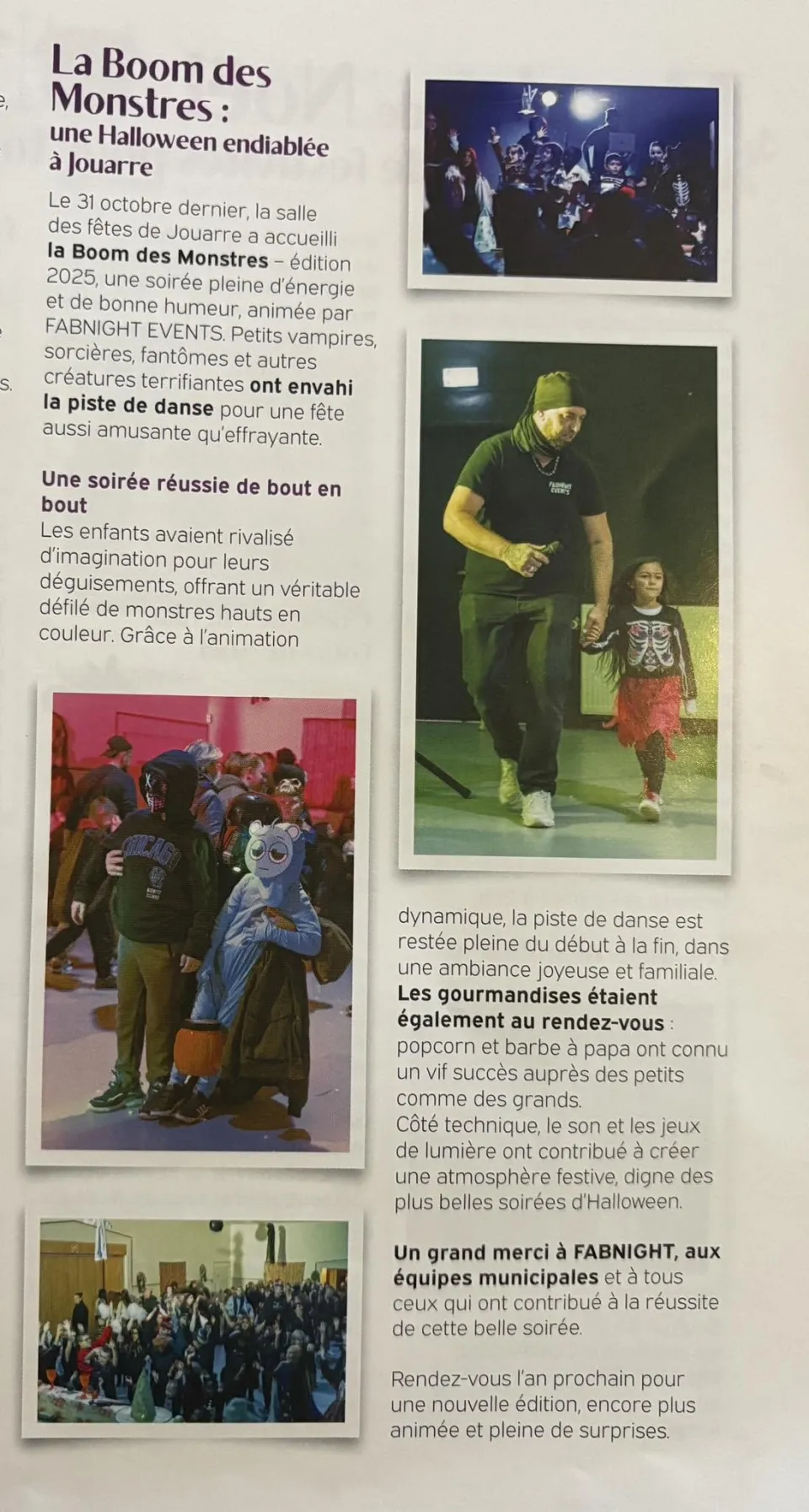 Coupure de presse : La Boom des Monstres : une Halloween endiablée à Jouarre